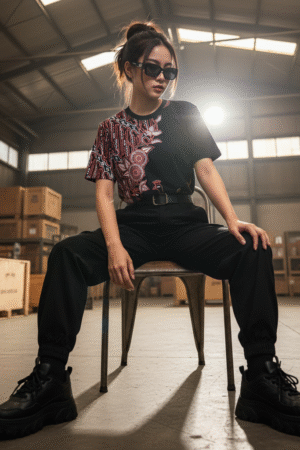 Batik Merak Putih (Oblong)