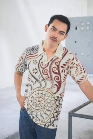 Batik Abstrak (Kerah)