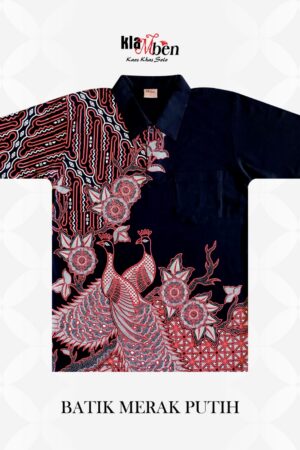 Alternative view of Batik Merak Putih (Kerah)