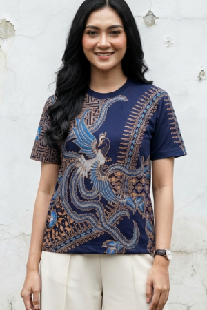 Batik Ragam Biru (Oblong)