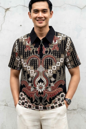 Batik Teratai Satunggal (Kerah)
